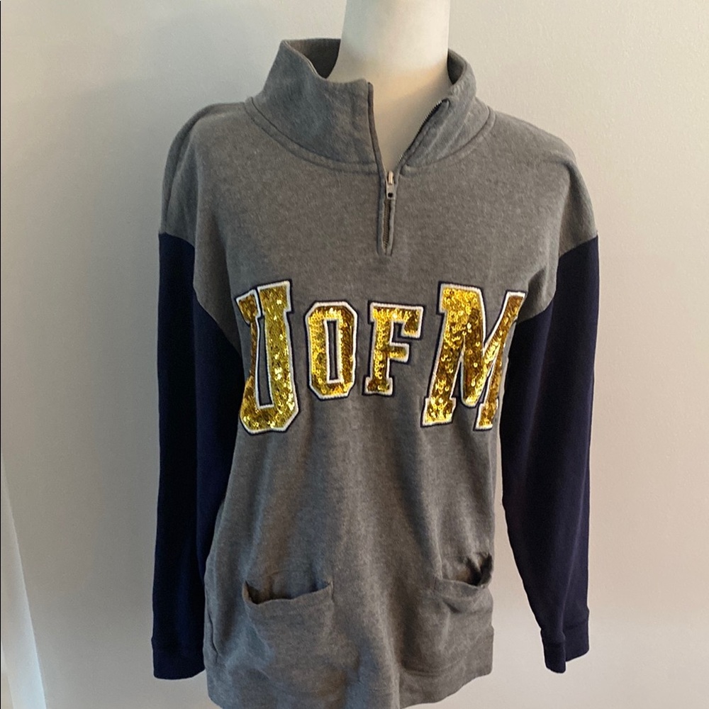 Victoria secret Pink college university of Michigan sweatshirt
